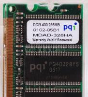 PQI PC-400 DDR 256 Mb memória modul (2x)
Azonos sorozattípus!