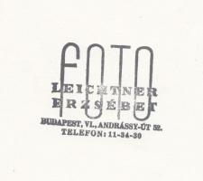 cca 1930-1940 Leichtner Erzsébet vintage fotója a Szentpál Olga tánccsoportjának tagjairól, pecsétte...