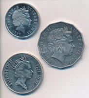 Fidzsi-szigetek 1997. 20c + Gibraltár 1999. 10 Euro + Ausztrália 2000. 50c T:1-2 Fiji 1997. 20 Cents + Gibraltar 1999. 10 Euro + Australia 2000. 50 Cents C:UNC-XF Krause KM#776, 53.a, 488.1