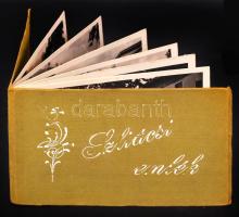 cca 1910 Szilácsi emlék 12 lapos leporello füzet / Sliac, leporello with 12 pictures