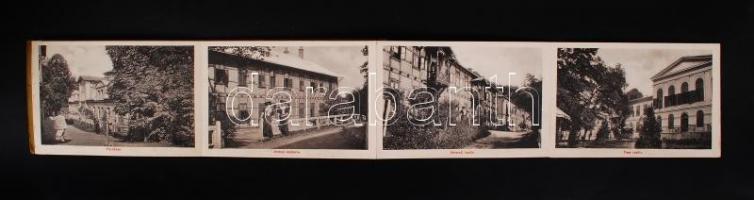 cca 1910 Szilácsi emlék 12 lapos leporello füzet / Sliac, leporello with 12 pictures
