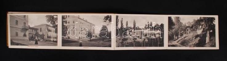 cca 1910 Szilácsi emlék 12 lapos leporello füzet / Sliac, leporello with 12 pictures