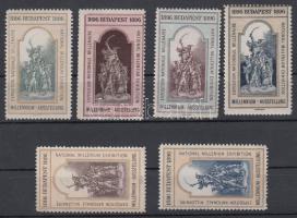 1896 6 db Millenniumi levélzáró