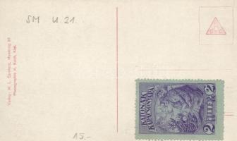 SM Unterseeboot 21 vernichtete den englischen Kreuzer 'Pathfinfer' / K.u.K. navy