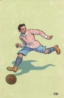 Football player, K.V. signed