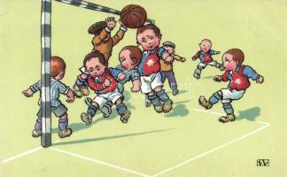 Football game, K.V. signed