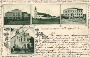 Szentes, zsinagóga, Art Nouveau floral