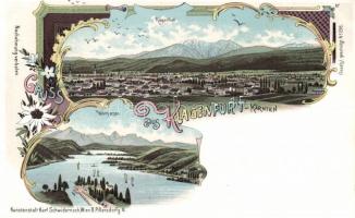 Klagenfurt, Wörthersee, litho