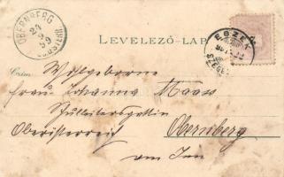 1899 Zombor, litho (fl)