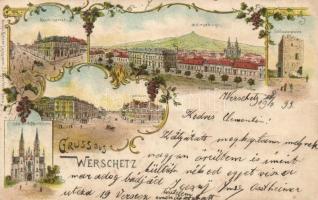 1899 Versec, Werschetz; litho (EK)