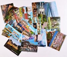 158 db modern skandináv, Benelux, görög, osztrák, olasz és francia képeslap / 158 modern Scandinavia...