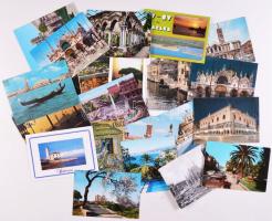 158 db modern skandináv, Benelux, görög, osztrák, olasz és francia képeslap / 158 modern Scandinavia...