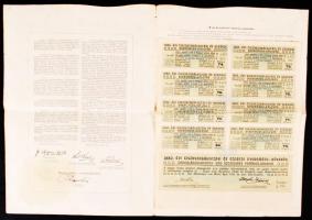 Budapest 1880. "Kamatozó Nyereménykölcsön Tisza és mellékfolyói szabályozására és Szeged város ...