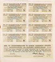 Budapest 1880. "Kamatozó Nyereménykölcsön Tisza és mellékfolyói szabályozására és Szeged város ...