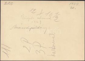 1929 Szentpál Olga tánccsoportja a szigeti strandon, feliratozva, vintage fotó, Sz.O. hagyatékából, ...