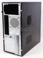 V6 típusú használt számítógép ház. 18x41x41cm. Tápegység nélkül, jó állapotban. Elő oldali USB és au...