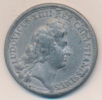 Franciaország 1667. XIV. Lajos / Oudenaarde bevétele tömör cink öntött emlékérem (41mm) T:3  France 1667. Louis XIV / taking of Oudenaarde "LUDOVICUS XIIII.REX CHRISTIANISSlMUS / MARS HYMENAEI VINDEX // ALDENARDA CAPTA./M.DC.LXVII" zinc cast medallion (41mm) C:F