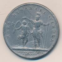 Franciaország 1667. XIV. Lajos / Oudenaarde bevétele tömör cink öntött emlékérem (41mm) T:3 
France ...