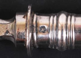 Tortalapát antik ezüst (Ag) nyéllel, rajta 1886-os, 13 latos bécsi ezüstjelzés / 
Cake server with a...