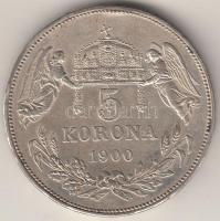 1900. 5K Ag "Ferenc József" T:2