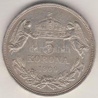 1909. 5K Ag "Ferenc József" T:2,2-