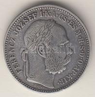 1892. 1K Ag (4.76g) T:3 (vésett fej)