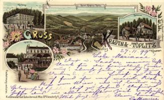 1899 Krapinske Toplice, Krapina-Töplitz; litho (fa)