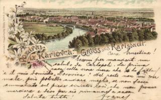 1897 Károlyváros, Karlstadt, Karlovac; litho