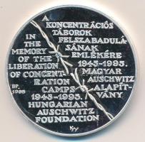 Kiss György (1943-) 1995. "A koncentrációs táborok felszabadulásának emlékére" Ag(31.1g/0....
