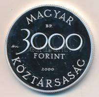 2000. 3000Ft Ag "Veszélyeztetett állatvilág-hód" T:PP