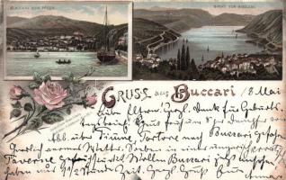 1896(?) Szádrév, Bakar, Buccari; litho (EB)