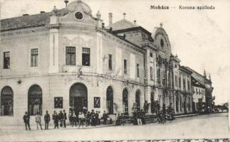 Mohács, Korona szálloda; Pollák Róbert kiadása