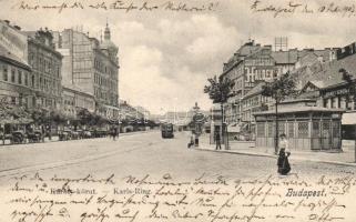 Budapest V. Károly körút, üzletek