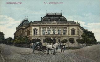 Székesfehérvár, Igazságügyi palota; Horváthné és Rónainé papírkereskedő kiadása