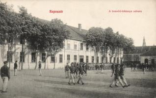 Kaposvár, honvéd laktanya udvara