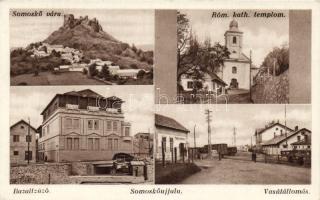 Somoskőújfalu, vár, Római katolikus templom, bazaltzúzda, vasútállomás