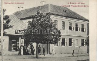 Nyárádszereda, Barra Albert kereskedése, Dosa ügyvéd háza / lawyer's office, shop