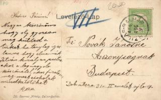 Szilasbalhás, Református templom, Báró Durneisz-kastély, községháza; ifj Szarvas Mihály kiadása (EK)