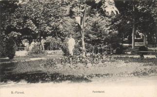 Balatonfüred, park; kiadja Balázsovich Gyula