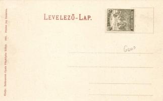 Balatonfüred, park; kiadja Balázsovich Gyula