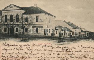 1899 Aszód, Fő utca, serraktár; Wahl Adolf kiadása (fl)