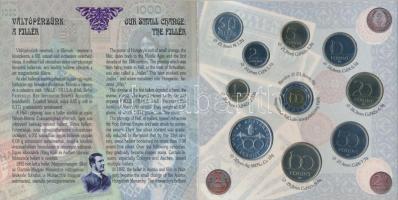 1997. 50f-200Ft 10klf db, benne 200Ft Ag "Deák", szettben T:BU Csak 7000db! Adamo FO30