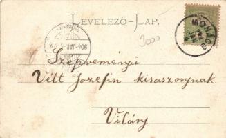 Mohács, Polgári iskola; kiadja Rosenthal Márk és fia