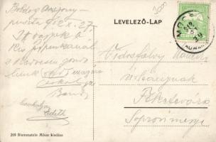 Mocsa, községháza, katolikus templom; Blumenstein Miksa kiadása