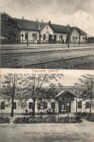 Ukk, Weisz Simon vasúti vendéglője, vasútállomás (fl)