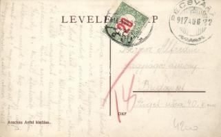 Pécsvárad, Kossuth-szobor; Anschau Antal kiadása (EK)