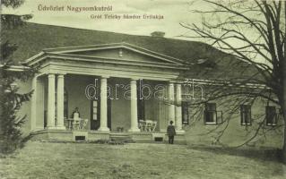 Nagysomkút, Gróf Teleky Sándor úrilakja; Özv. Popp Vidorné kiadása (EK)