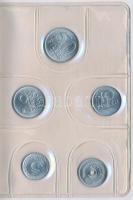 1982. 2f-10Ft 9klf "Magyar Népköztársaság" forgalmi érméi sötétbordó műbőrtokban T:1
Adamo...