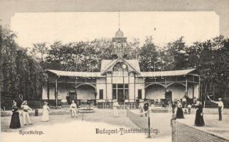 Budapest VIII. Tisztviselőtelep, sporttelep