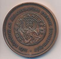 2000. "MÉE - Államalapítás ezredik évfordulója - Szent István" Br emlékérem (42mm) T:1- Adamo BP50